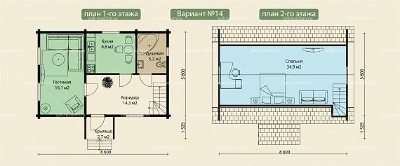 Дом 6x9м