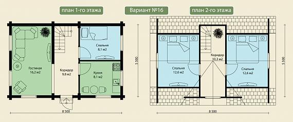 Дом под ключ 6x9м
