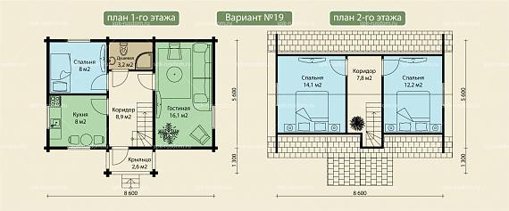 Дом под ключ 6x9м