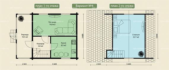 Дом 6x6м