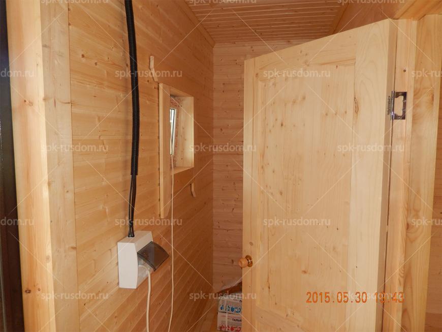 Баня 6x6м в д. Ледово Каширский р-он