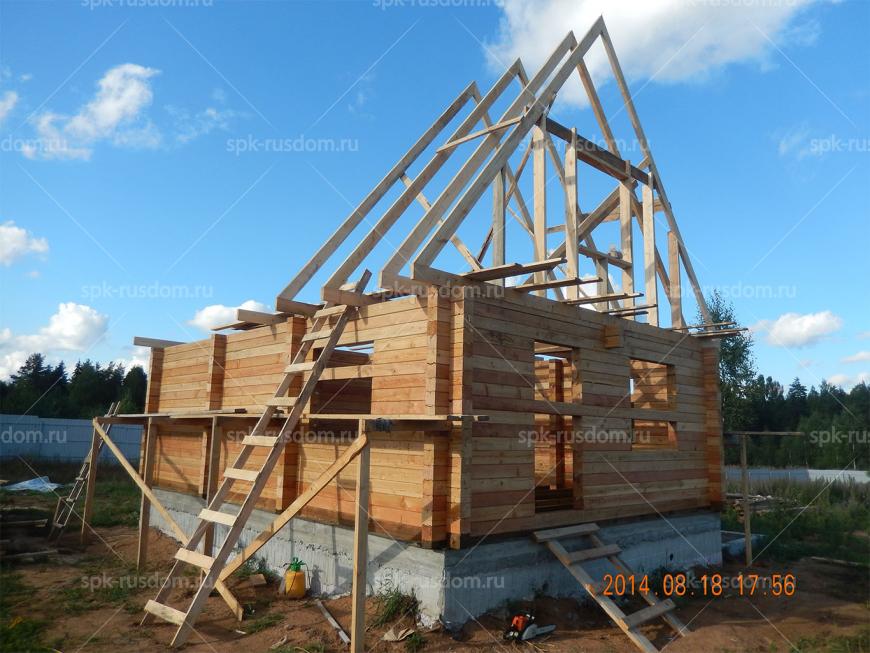 Баня 6x8м в д. Вороново Ярославская обл.