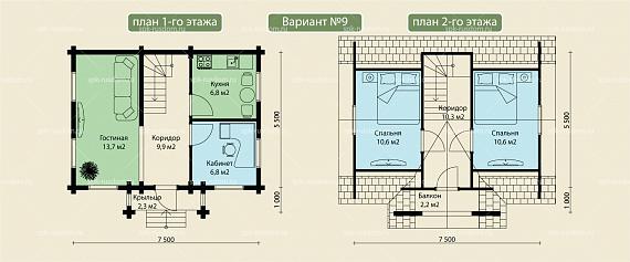 Дом 6x8м