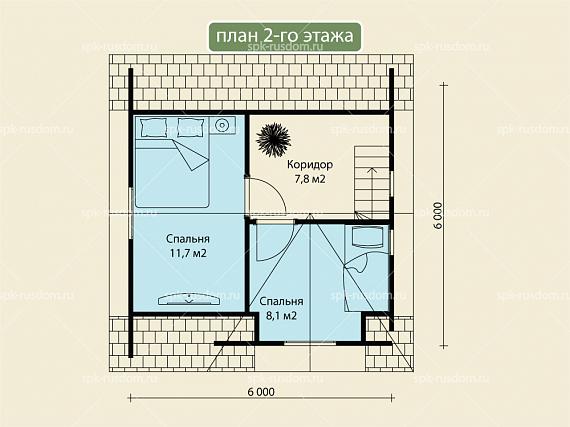 Дом 6x7м