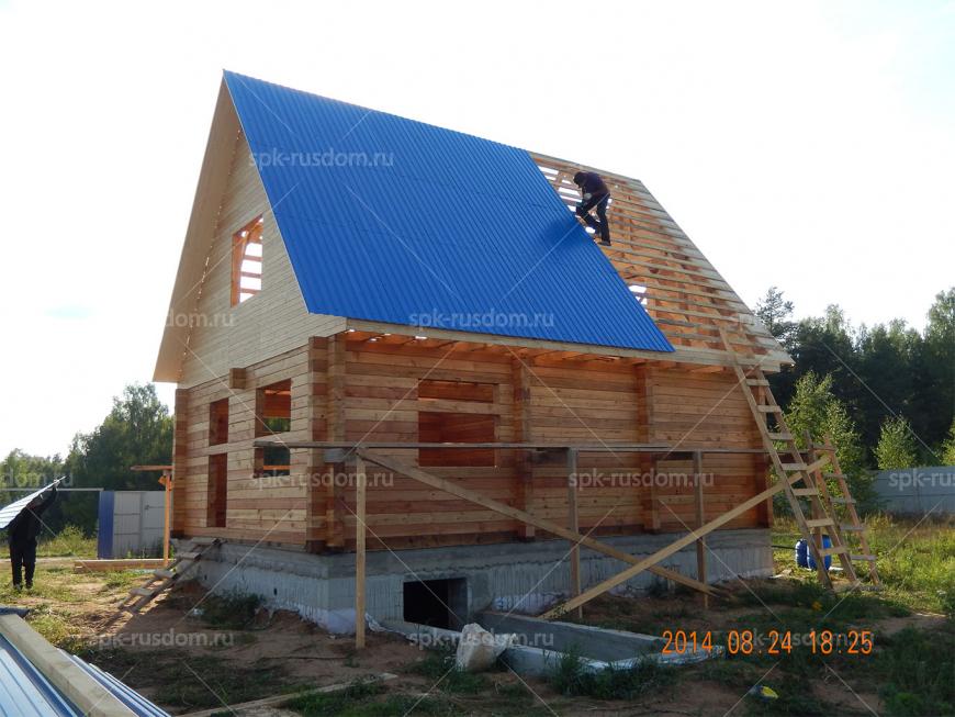 Баня 6x8м в д. Вороново Ярославская обл.
