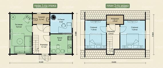 Дом 6x9м